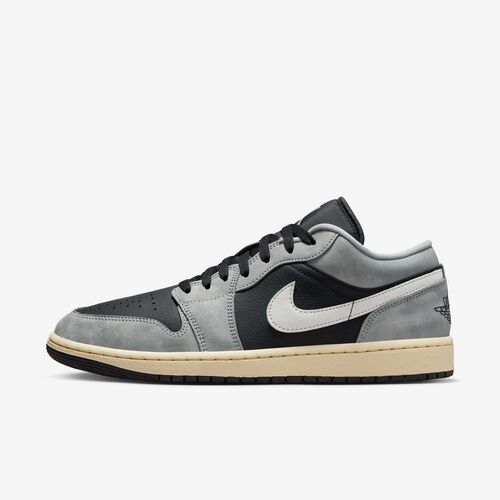 Air Jordan 1 Low SE, Gris humo claro/Vela/Muselina/Negro, hi-res