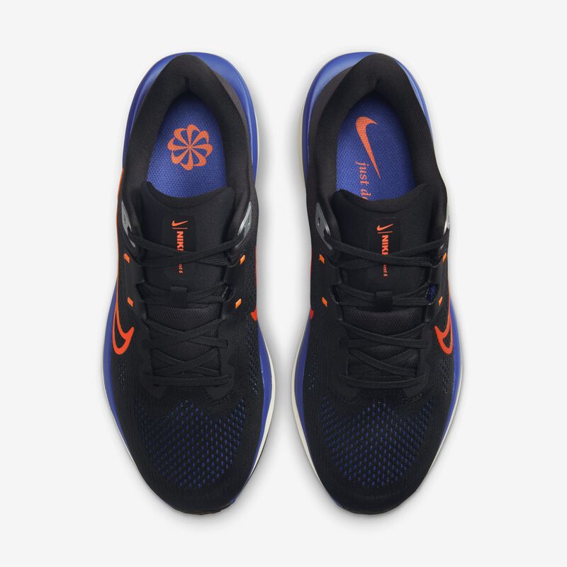 Nike Quest 6, Negro/Azul Astronomía/Marfil Pálido/Hipercarmesí, hi-res
