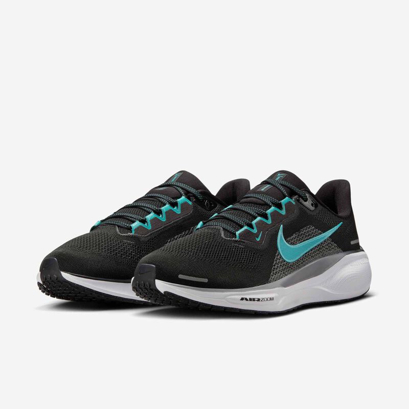 Nike Pegasus 41, Negro/Gris Azulado/Blanco/Cactus Empolvado, hi-res