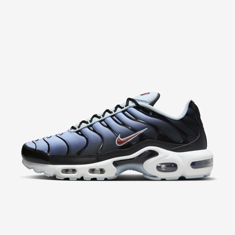 Nike Air Max Plus, Negro/Azul Tinte/Gris Hierro/Naranja Rugoso, hi-res