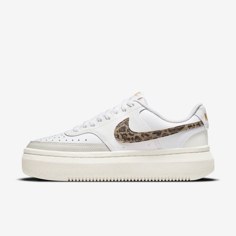 Nike Court Vision Alta, Blanco/Hueso Claro/Vela/Marrón Archaeo, hi-res
