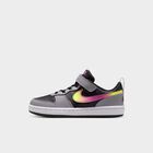 Nike Court Borough Low Recraft, Negro/Gris cemento/Blanco/P&uacute;rpura vivo, hi-res