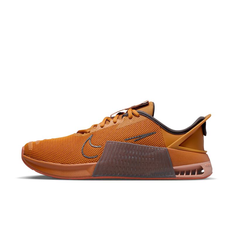Nike Metcon 9 Flyease, Monarca/Marrón ámbar/Naranja fogata/Ceniza medio, hi-res