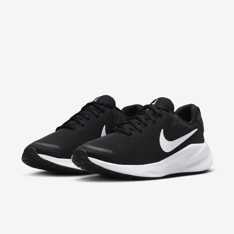 Nike Revolution 7, Negro/Blanco, hi-res
