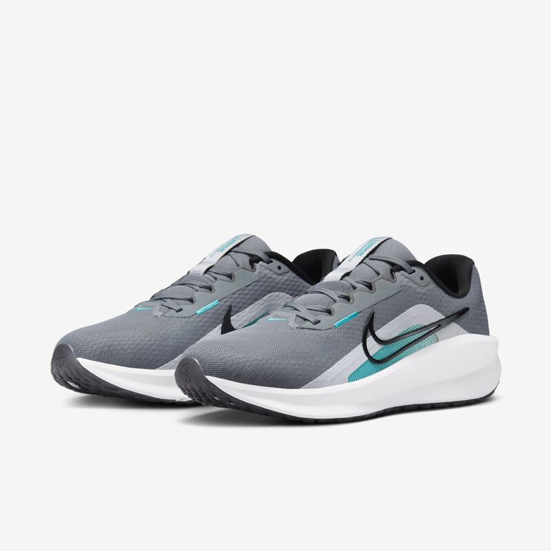 Nike Downshifter 13, Cactus Gris Frío/Negro Polvoriento, hi-res
