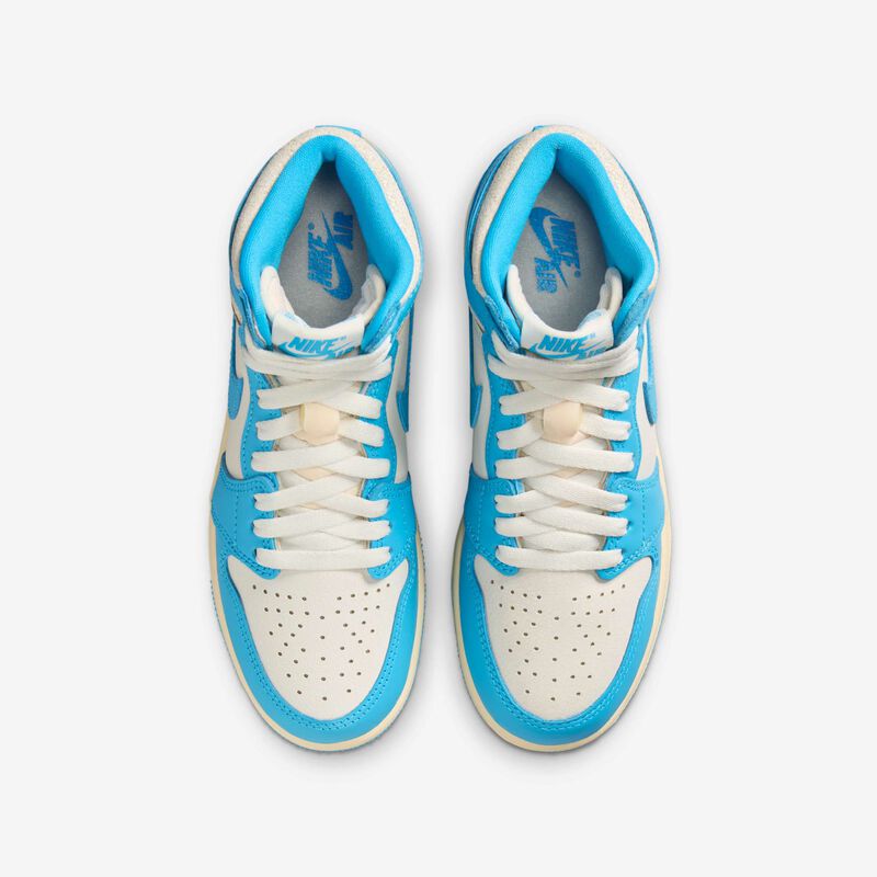 Air Jordan 1 High OG, Azul Celeste Oscuro/Vela/Azul Celeste Oscuro, hi-res