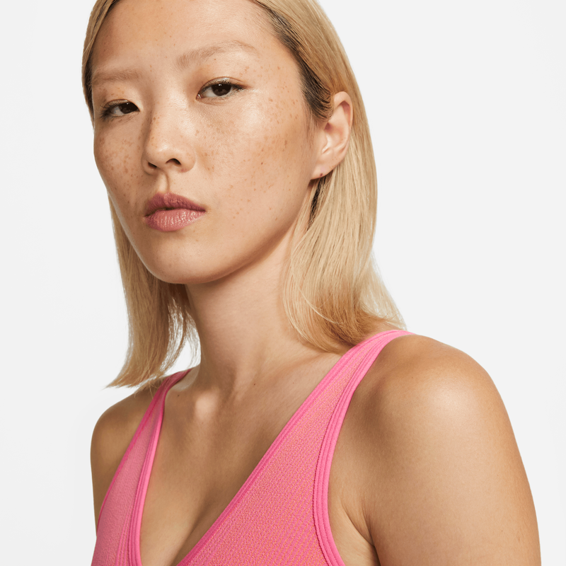 Nike Yoga Dri-FIT Indy sin costuras, ROJO, hi-res