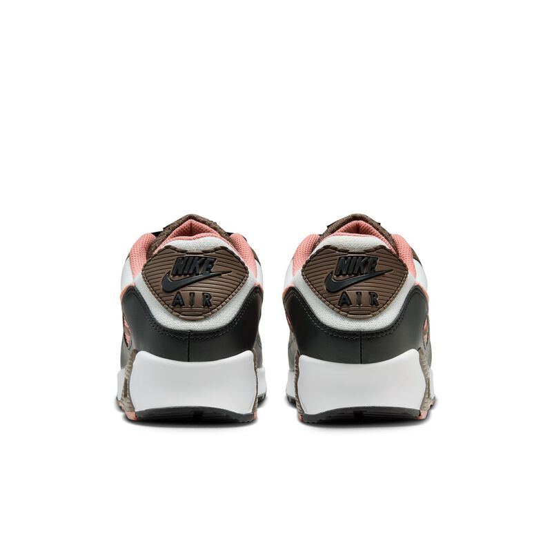 Nike Air Max 90, Blanco Cumbre/Piedra de Hierro/Negro/Polvo de estrellas rojo, hi-res