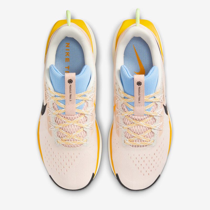 Nike Pegasus Trail 5, Fantasma/Coral Lavado/Oro Universitario/Negro, hi-res