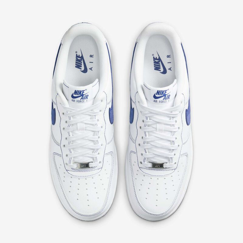 Nike Air Force 1 '07 LV8, Blanco/Azul Royal Intenso, hi-res