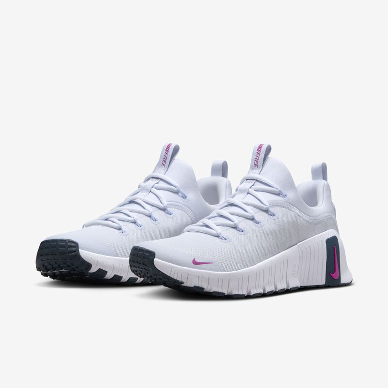 Nike Free Metcon 6, Gris Fútbol/Fucsia Intenso-Azul Marino, hi-res