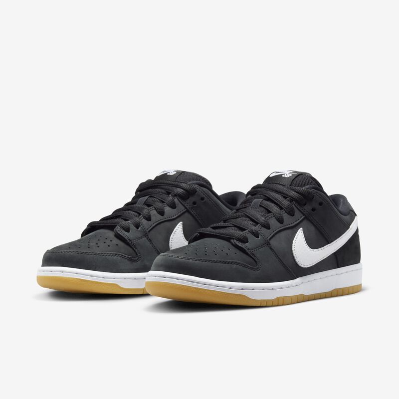 Nike SB Dunk Low Pro AA, Negro/Negro/Goma Marrón Claro/Blanco, hi-res