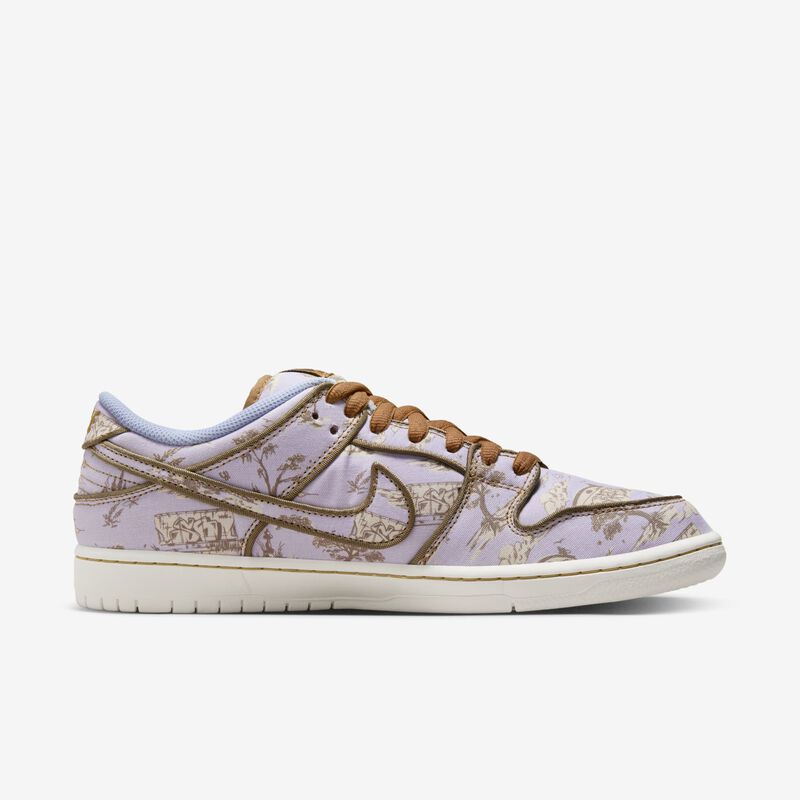Nike SB Dunk Low Pro Premium, Gris fútbol/Caqui/Oro liso/Leche de coco, hi-res