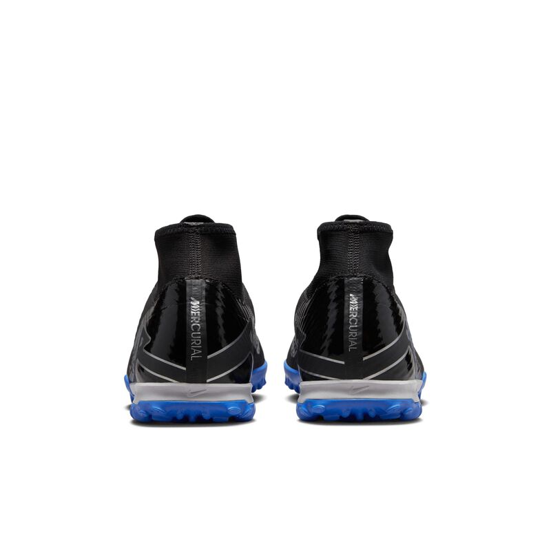 Nike Zoom Mercurial Superfly 9 Academy TF, Negro/Hiperroyal/Cromo, hi-res