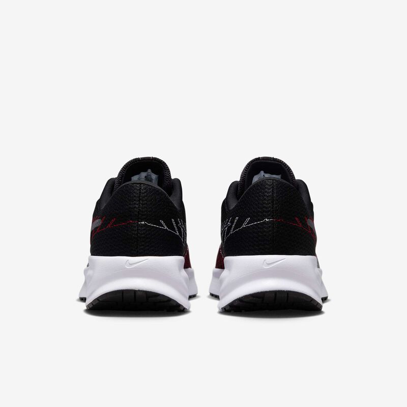 Nike Run Defy, Negro/Rojo Universitario/Blanco/Gris Azulado, hi-res