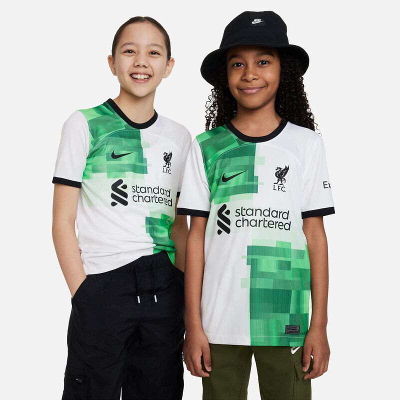 Liverpool FC visitante 2023/24 Stadium, Blanco/Chispa verde/Negro, hi-res