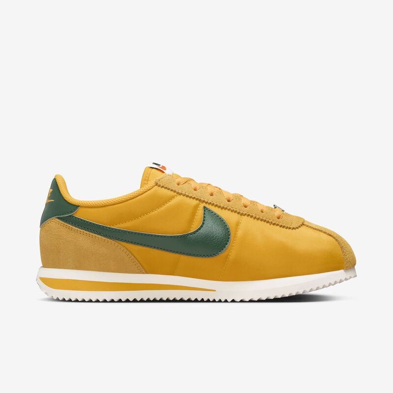 Nike Cortez Textile, Amarillo Ocre/Naranja Seguridad/Negro/Verde Desfiladero, hi-res