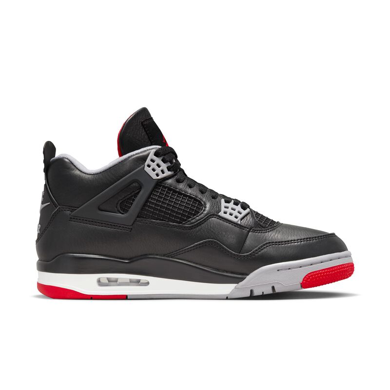 Air Jordan 4 Retro "Bred Reimagined", Negro/Gris cemento/Blanco cumbre/Rojo fuego, hi-res