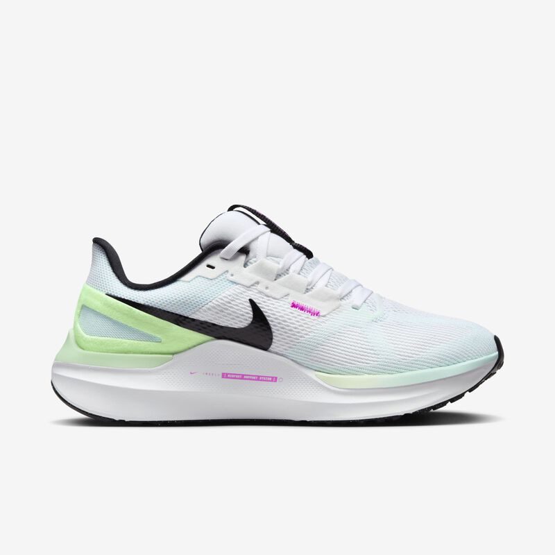 Nike Structure 25, Blanco/Azul glacial/Verde vapor/Negro, hi-res