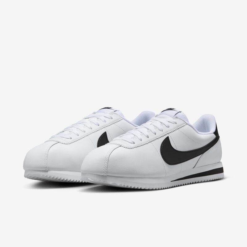Nike Cortez Leather, Blanco/Negro, hi-res