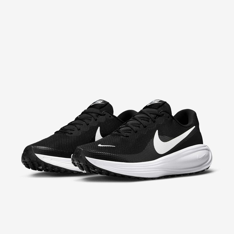 Nike Revolution 8, Negro/Negro/Blanco, hi-res
