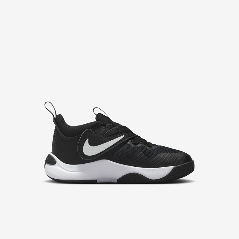 Nike Team Hustle D 11, Negro/Blanco, hi-res