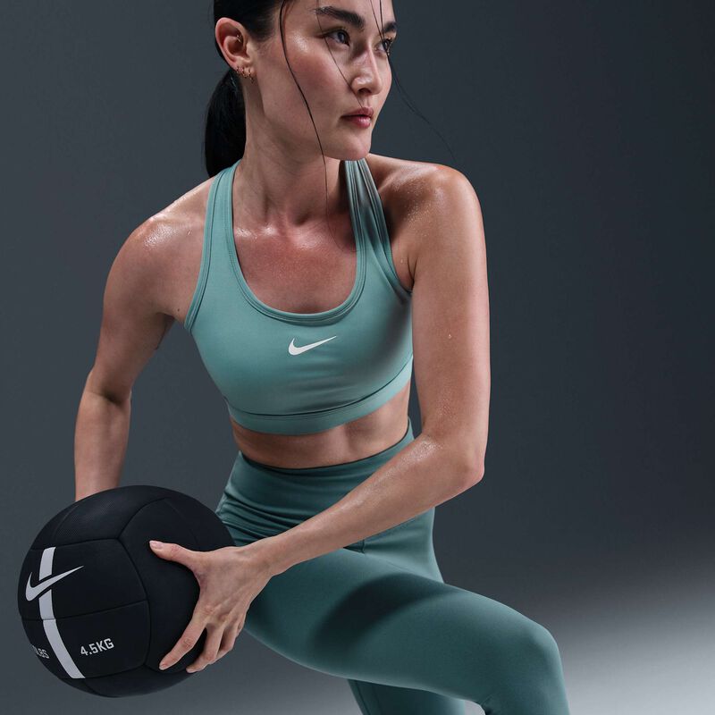 Nike Swoosh Medium Support, Cañón/Blanco, hi-res