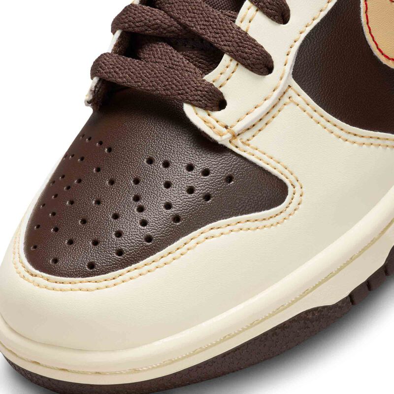 Nike Dunk High, Marrón barroco/Leche de coco/Rojo místico/Sésamo, hi-res