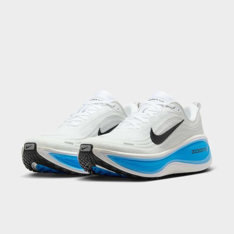 Nike Vomero Plus, Blanco/Negro-Azul H&eacute;roe-Azul Hidr&oacute;geno-Gris F&uacute;tbol-Blanco Cumbre, hi-res