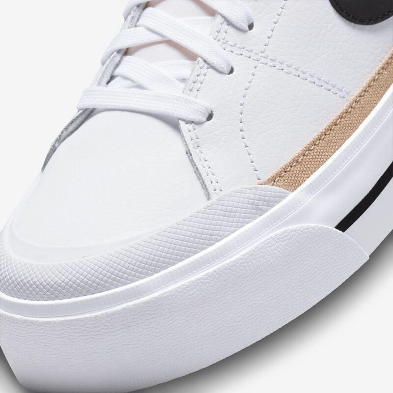 Nike Court Legacy Lift, Blanco/Negro-Cáñamo-Naranja, hi-res