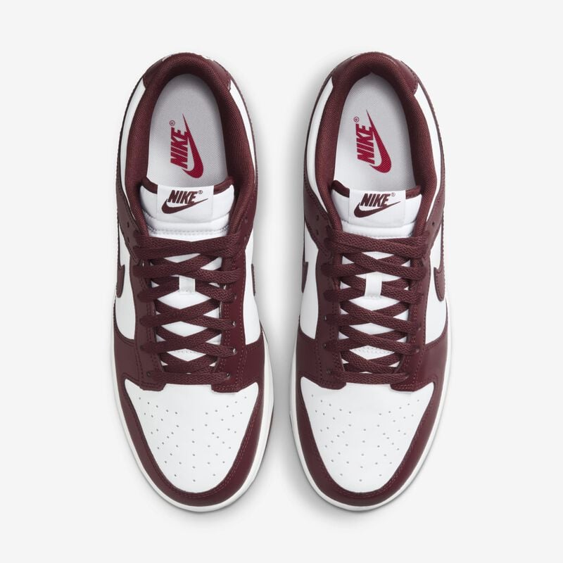 Nike Dunk Low Retro, Blanco/Secoya-Rojo Gimnasio, hi-res