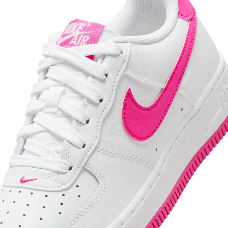 Nike Air Force 1, Blanco/Láser Fucsia, hi-res