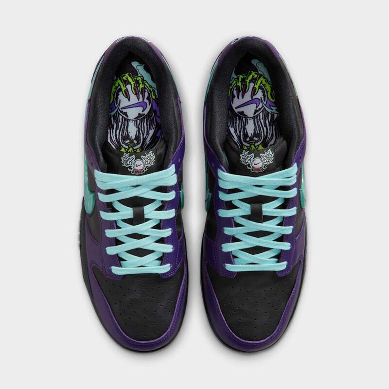 Nike Dunk Low Retro Limited, Negro/Morado grandioso/Azul verdoso artesano, hi-res