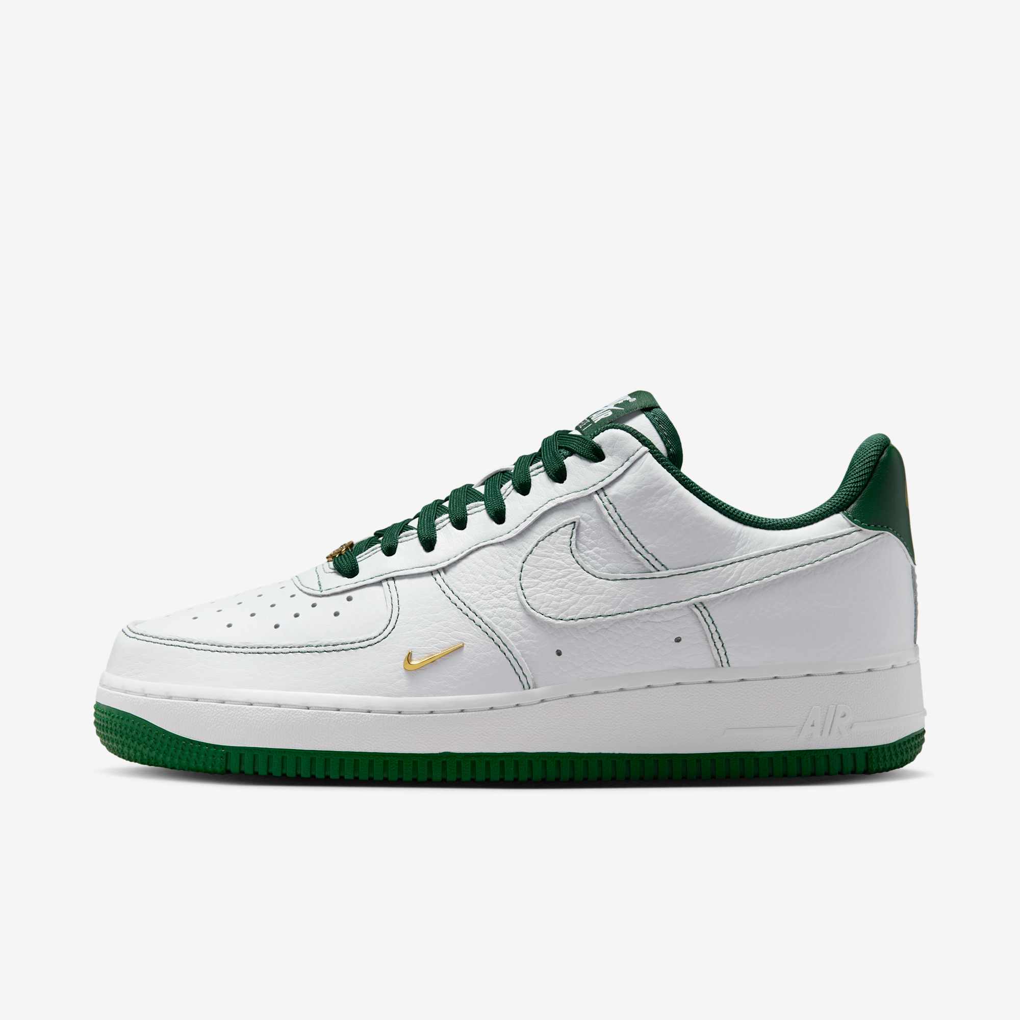 Blanco/Verde Garganta-Oro Metalizado