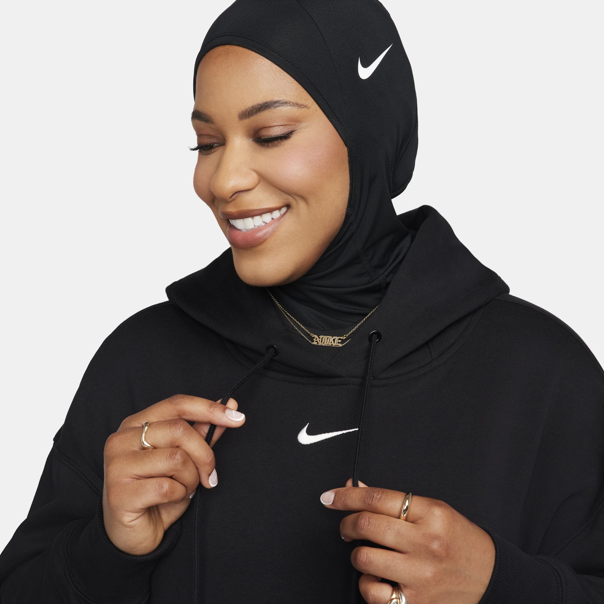 Nike Sportswear Phoenix Fleece, Negro/Vela, hi-res
