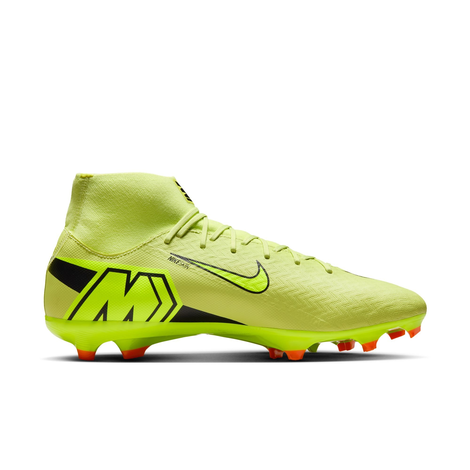 Nike Mercurial Superfly 10 Academy, Limelight/Volt-Hyper Carmesí, hi-res
