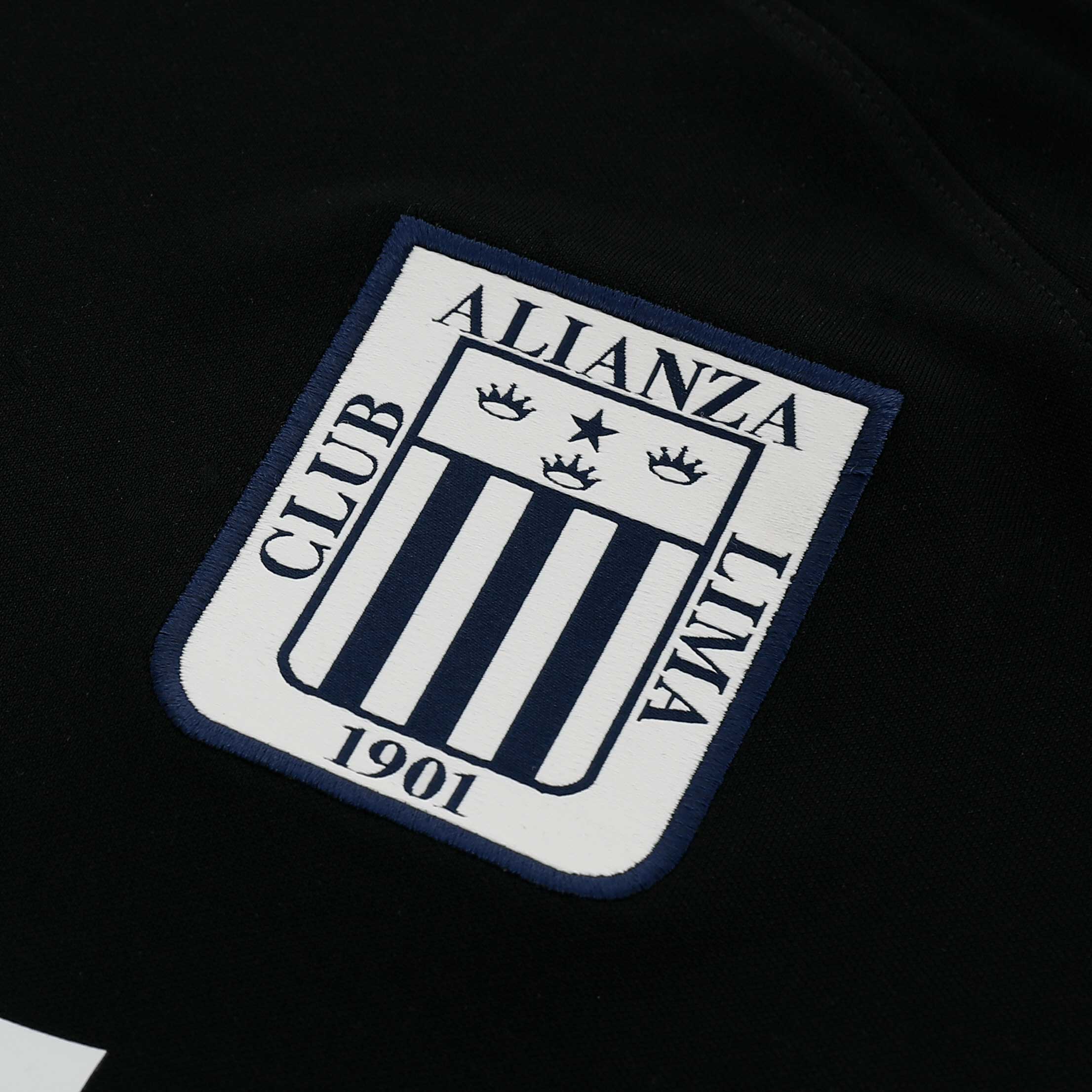 Nike Camiseta Hombre Alianza Lima 2023 Visita Estampada, Negro/Dorado, hi-res