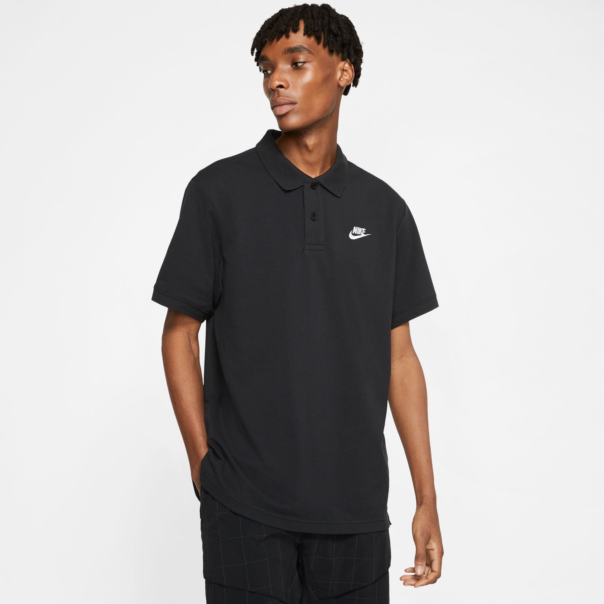 Polo cheap blanco nike