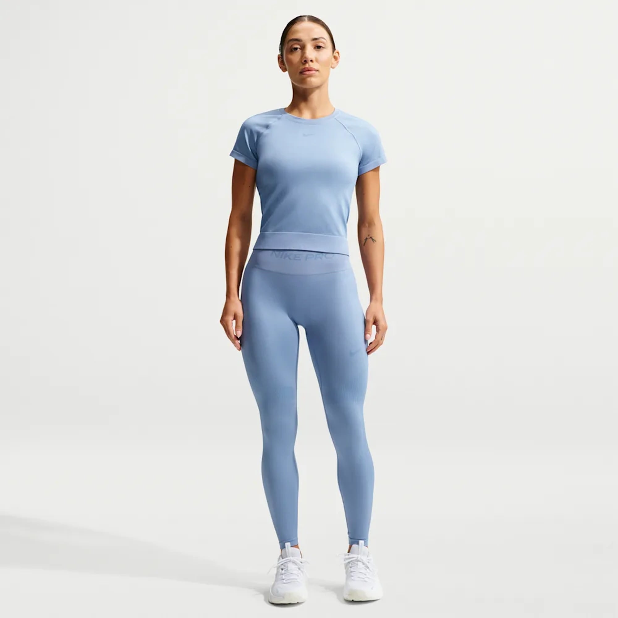 Nike Pro Seamless, Azul de trabajo