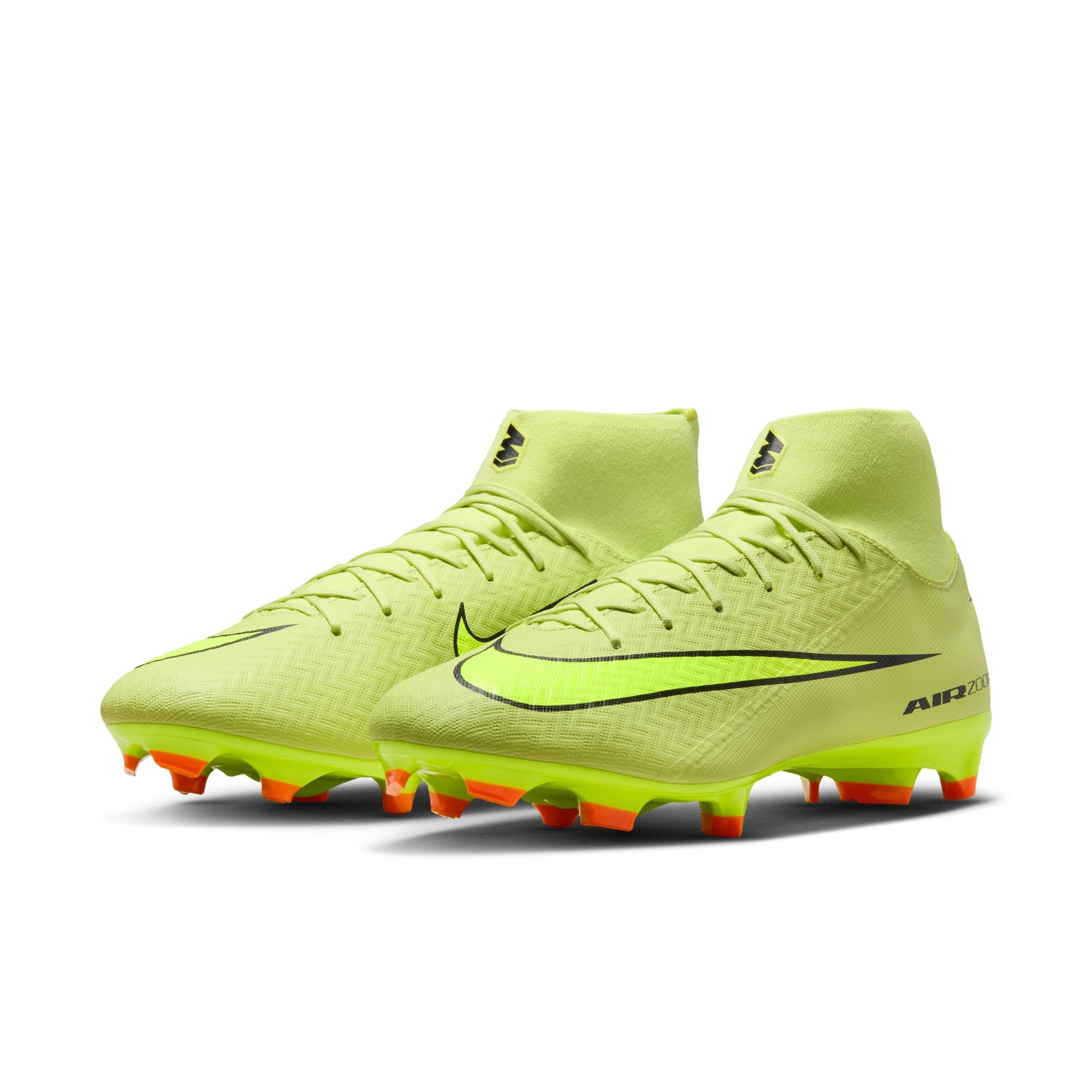 Nike Mercurial Superfly 10 Academy, Limelight/Volt-Hyper Carmesí, hi-res