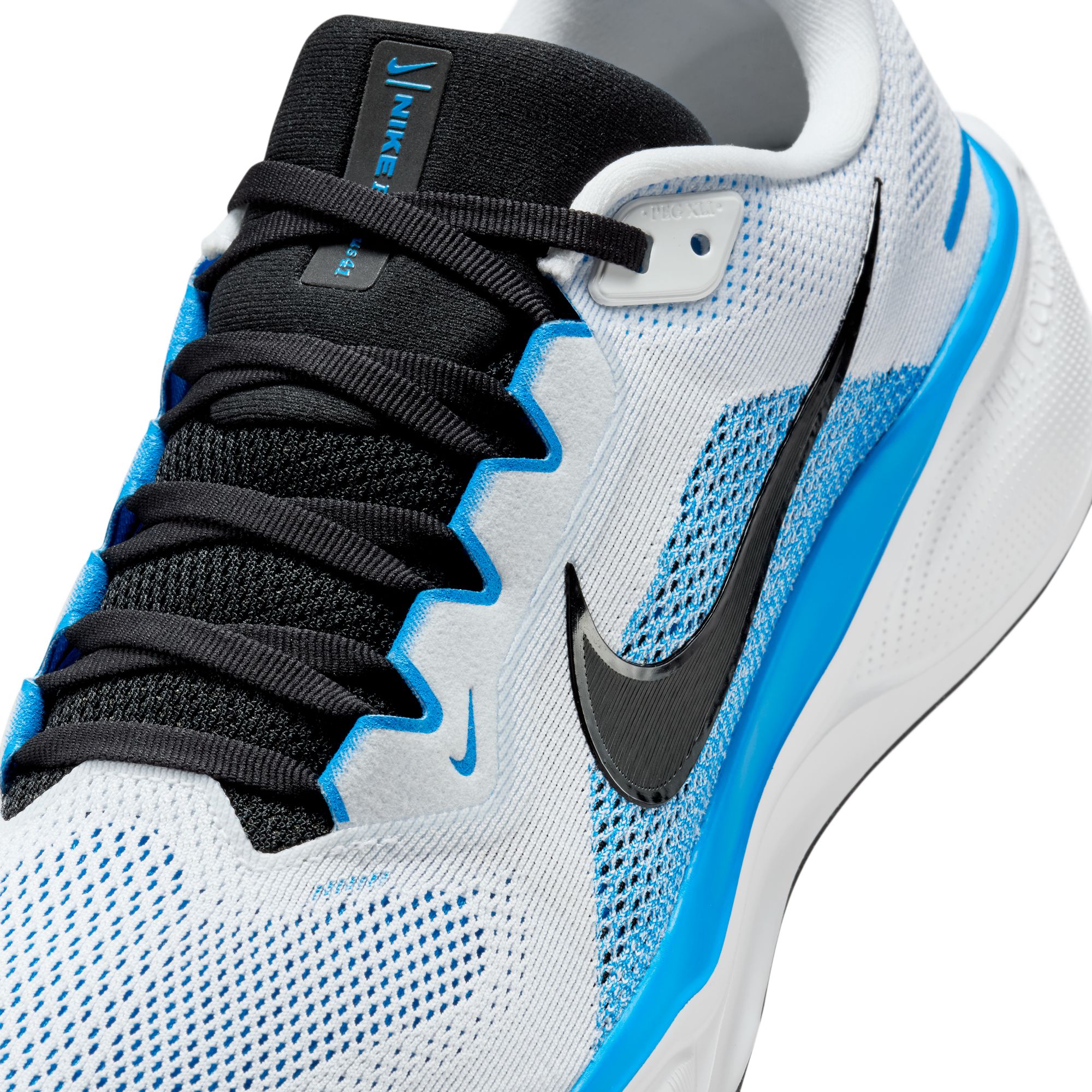 Nike Pegasus 41, Héroe Blanco/Negro-Azul, hi-res