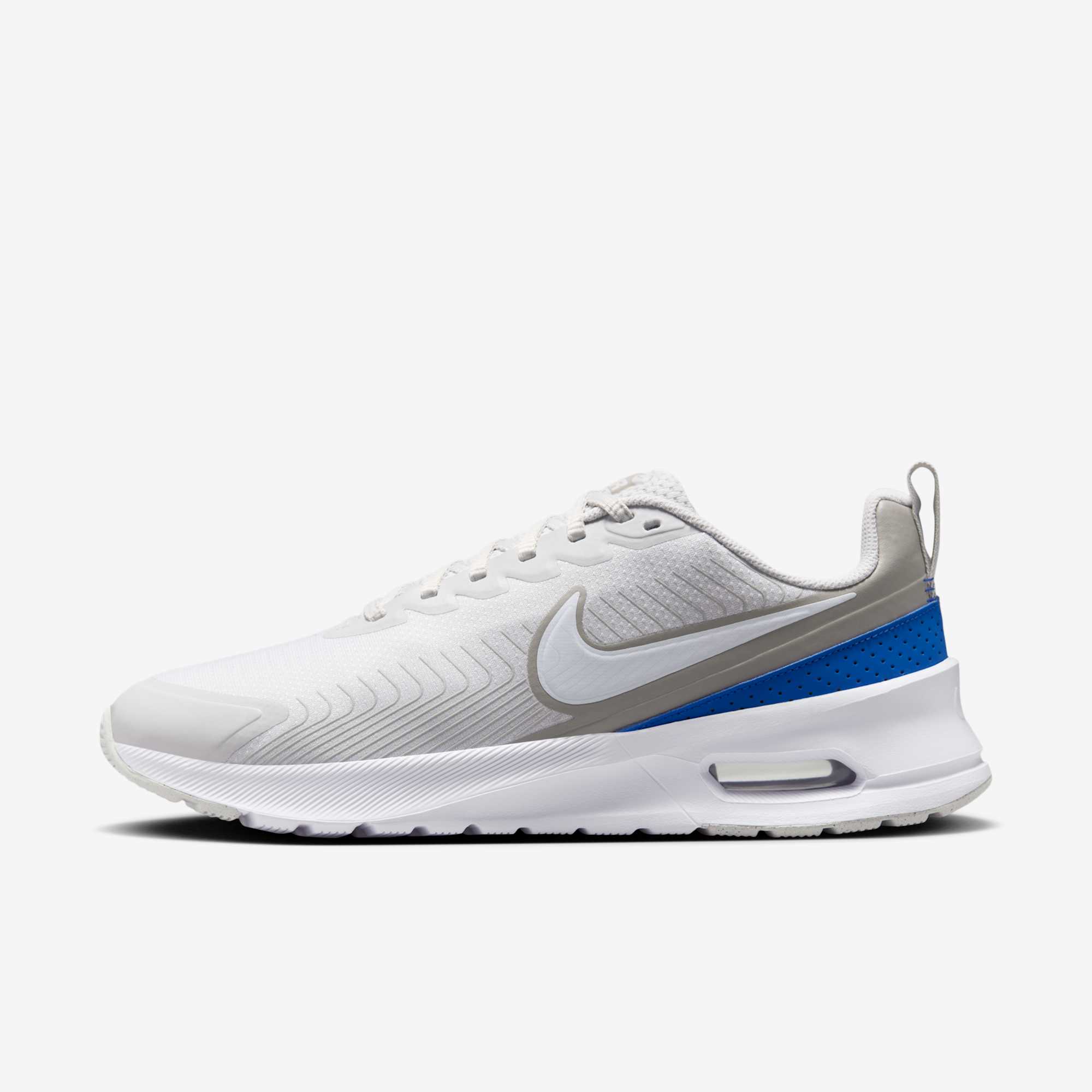 Gris Vasto/Gris Universitario/Azul Carrera/Blanco