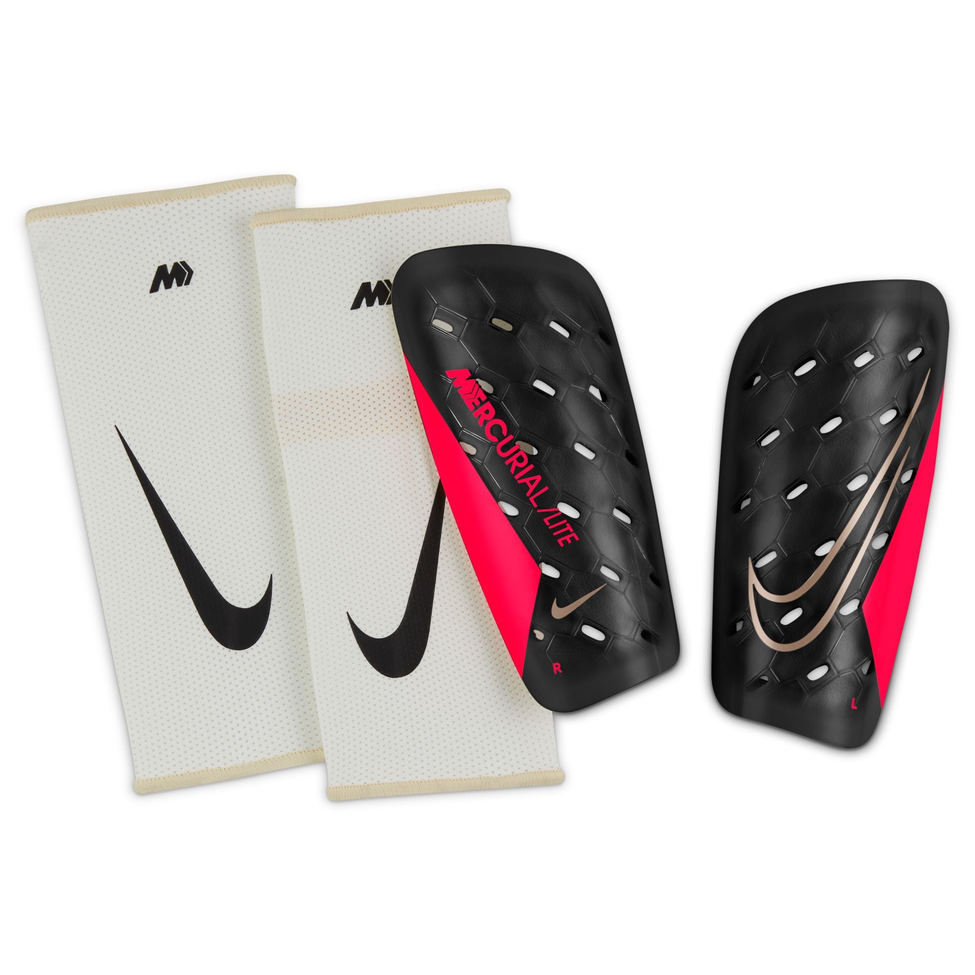 Nike Mercurial Lite, Negro/Carmes&iacute; brillante/Difuso