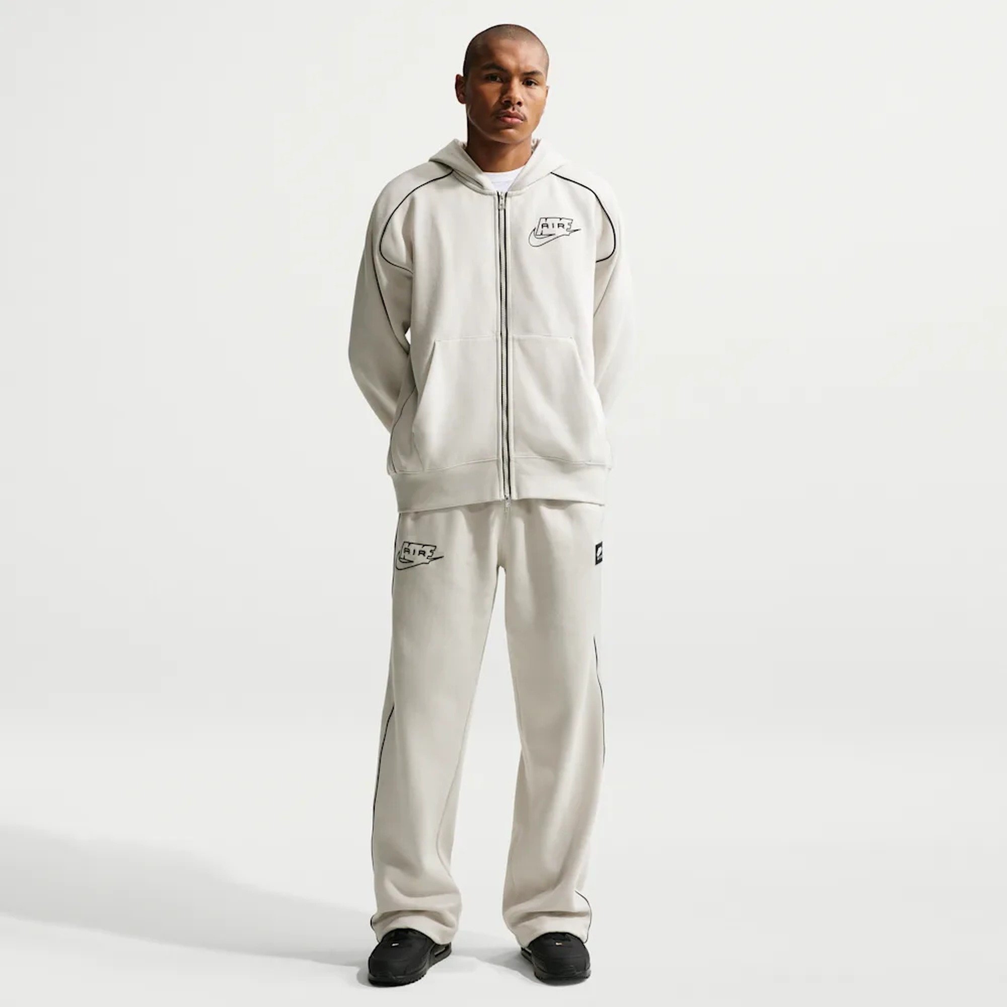 Hueso claro/Negro/Negro