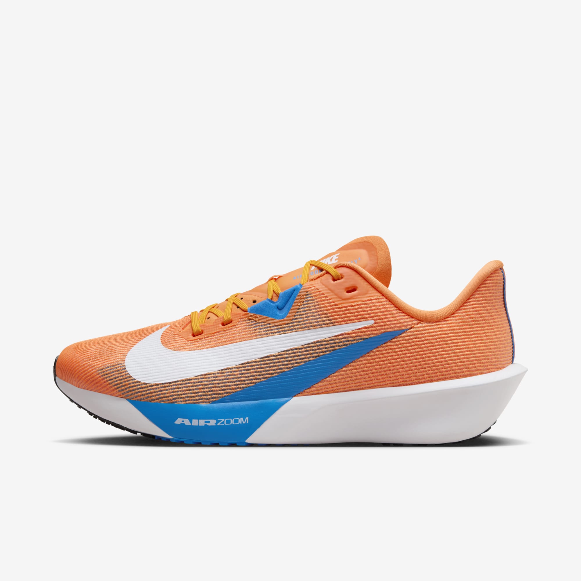 Mandarina Brillante/Blanco-Azul Claro